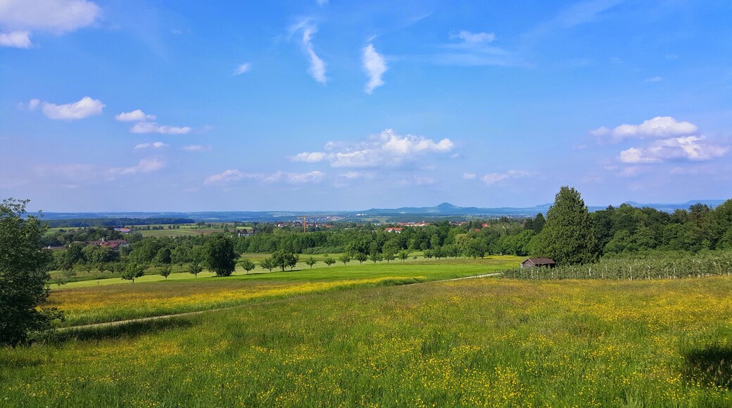 Blick auf die drei kaiserberge