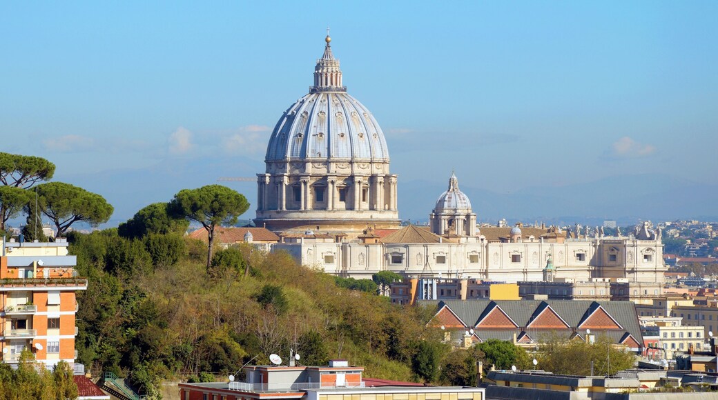 Dome of St. Peter view from Via San Lucio
