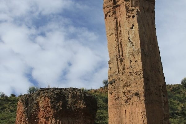 Situated high above Huancayo (and therefore offering some spectacular views down on to the city), Torre Torre is a valley where erosion has destroyed much of the land but has left behind these towering rock sculptures similar to those in Love Valley in Cappadocia, Turkey.
Although not compulsory (and not recommended unless you're very surefooted and have incredibly good balance!), it is possible to climb on to the tops of some of the towers and to walk between them. If you have a Go Pro you can get some amazing selfie shots :-)