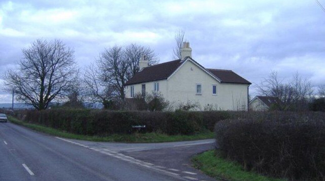 Pincots Lane This isolated house stands at the junction with the B4060.