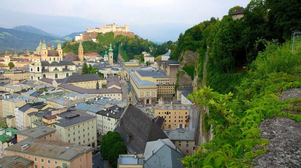 Musée d\'art contemporain Mönchsberg qui includes petite ville ou village, ville et patrimoine architectural