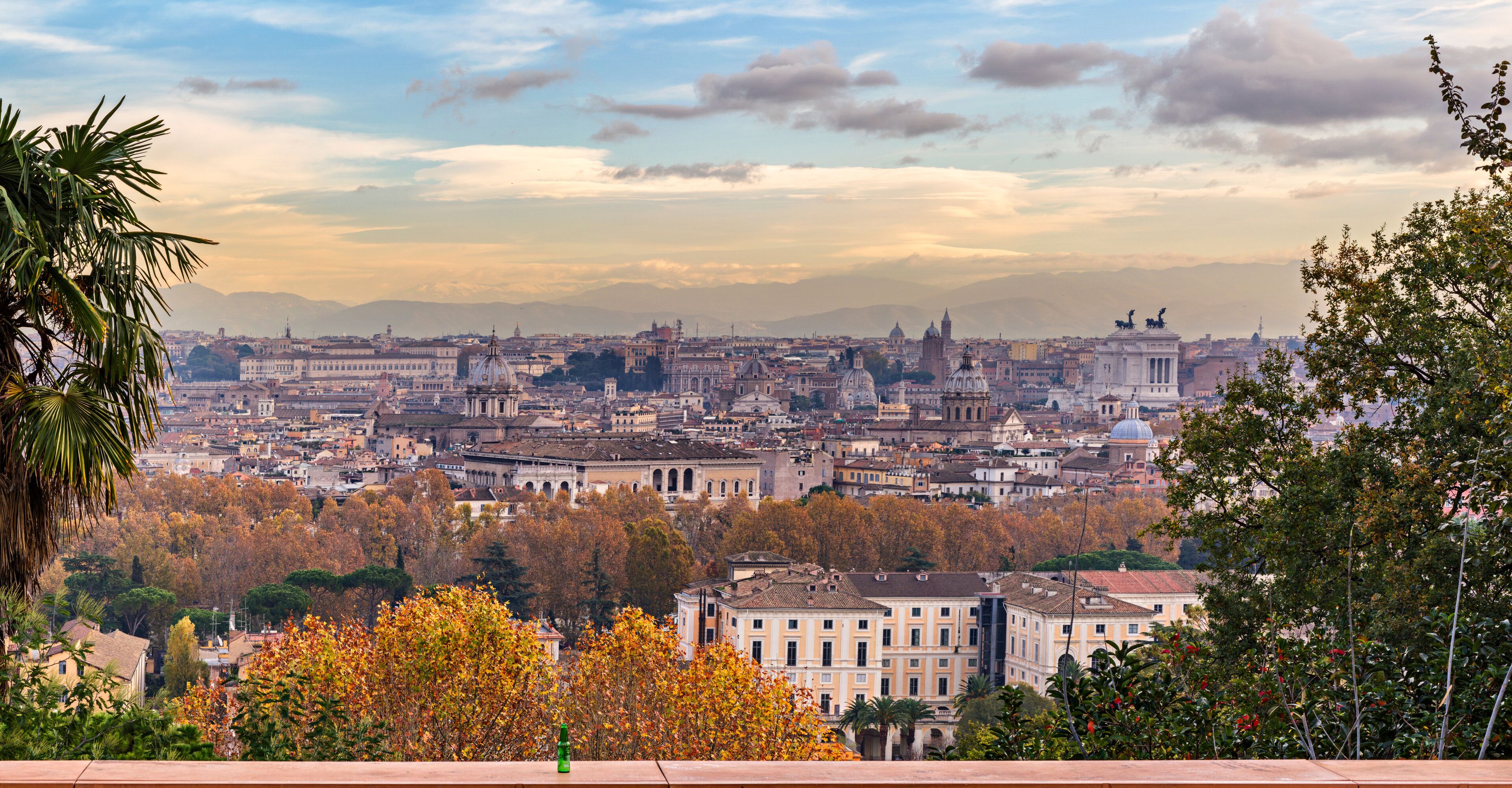 Landscape on Rome from Gianicolo