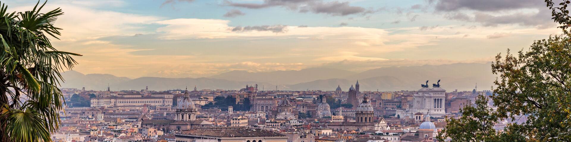 Landscape on Rome from Gianicolo