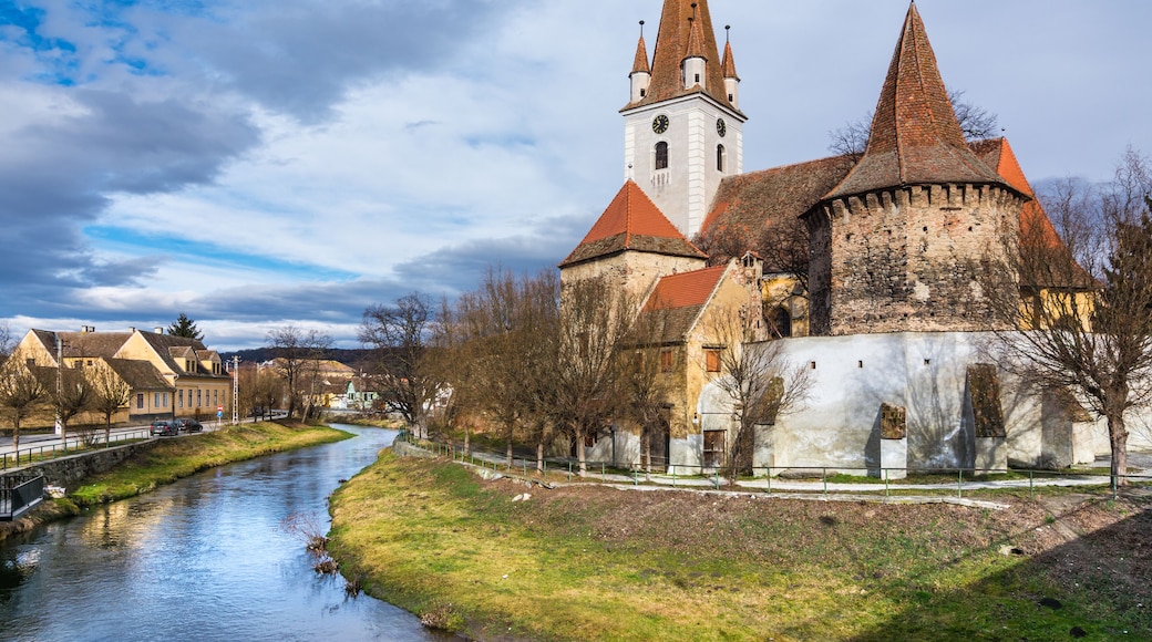 Fortified church of Cristian,Sibiu, Romania