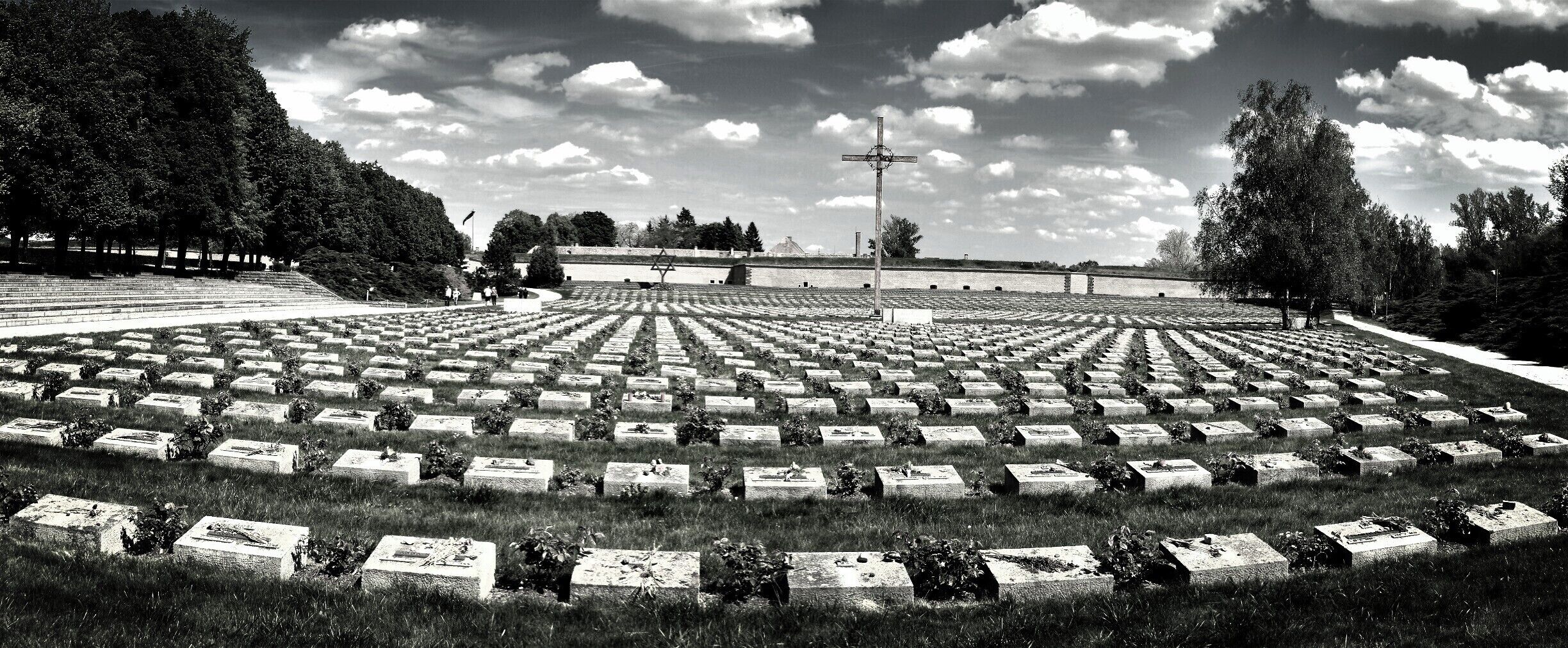 Jewish cemetery, a part of a fortress that was used as a concentration camp.