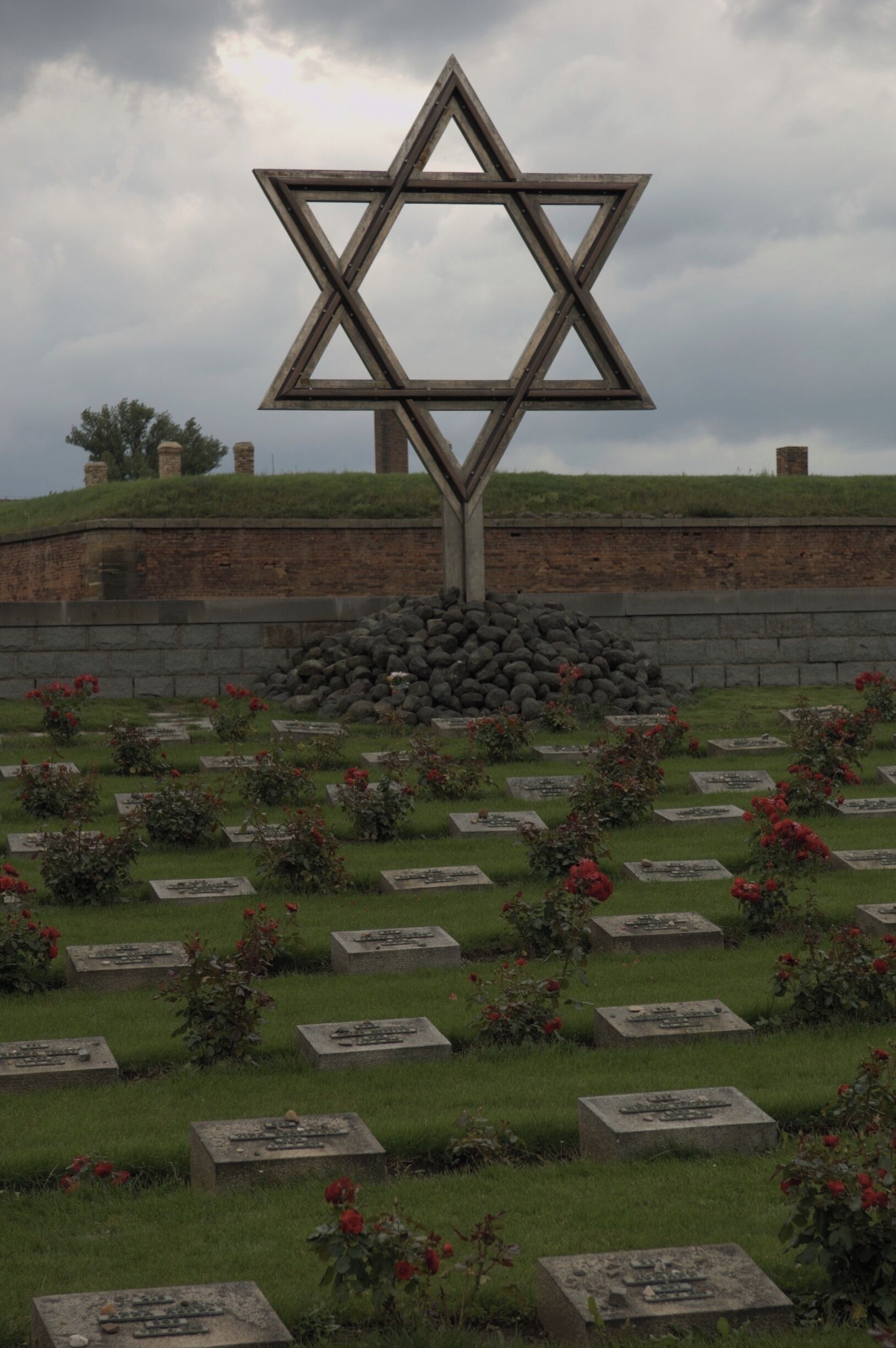 Theresienstadt concentration camp, also referred to as Theresienstadt ghetto, was a concentration camp established by the SS during World War II in the garrison city of Terezín, located in German-occupied Czechoslovakia.

Tens of thousands of people died there, some killed outright and others dying from malnutrition and disease. More than 150,000 other persons (including tens of thousands of children) were held there for months or years, before being sent by rail transports to their deaths at Treblinka and Auschwitz extermination camps in occupied Poland, as well as to smaller camps elsewhere.