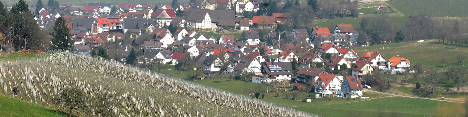Heuweiler mit Wissereck am Eingang zum Glottertal