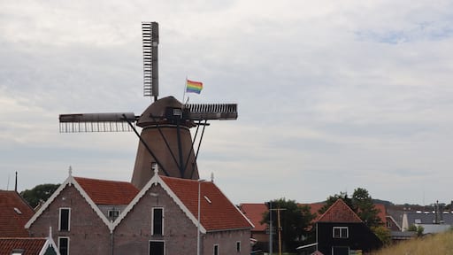 Mill at a little port city on Texel. From here you can take a boat to spot seals and visit the biggest marine haven from Europe.