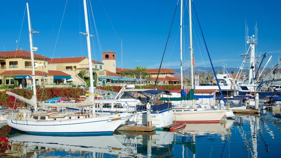 Ventura Harbor which includes a marina