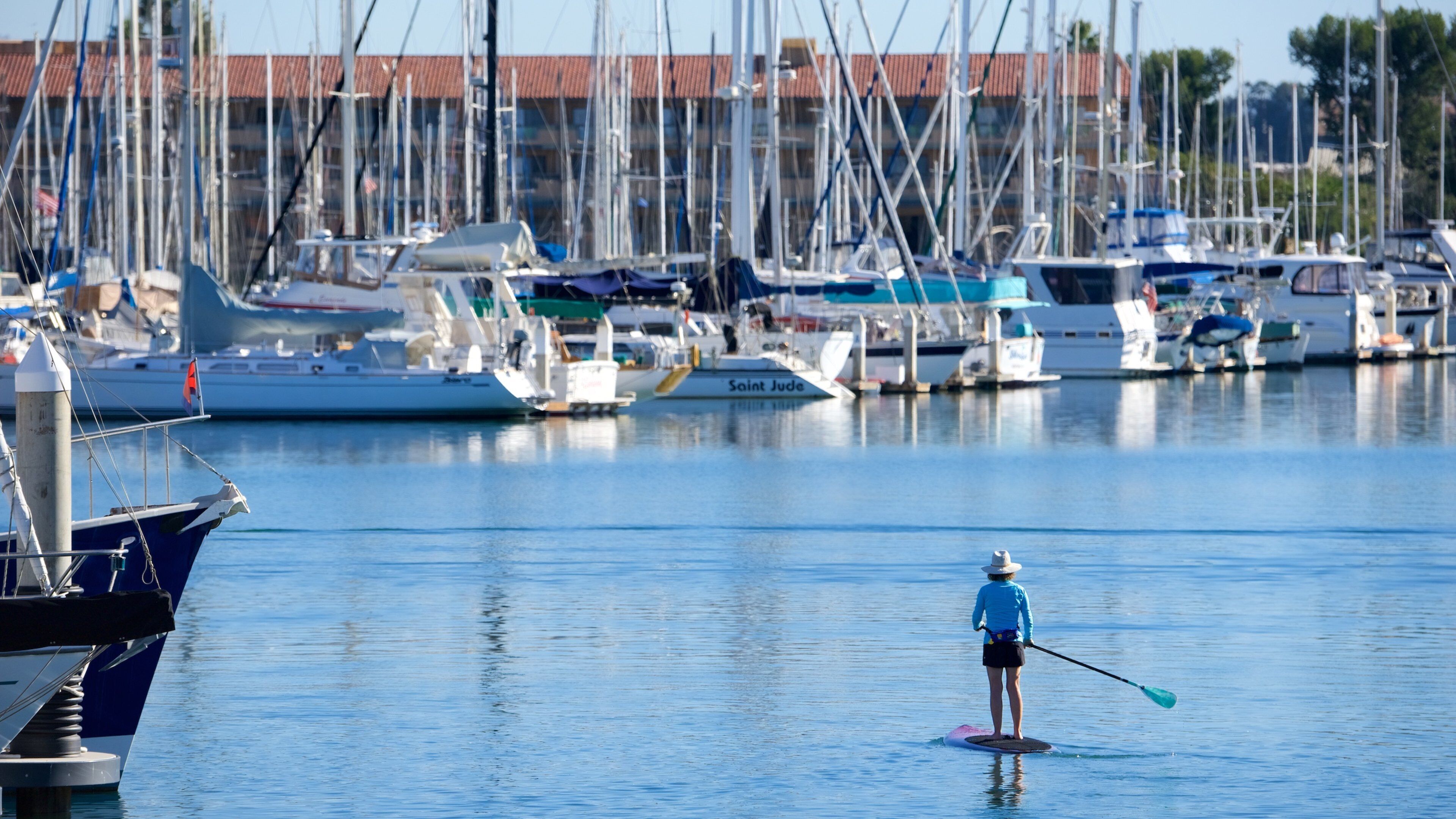 Ventura Harbor which includes a bay or harbor, sailing and watersports