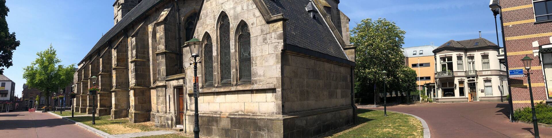 Panorama from St. Pancratius church in Haaksbergen
