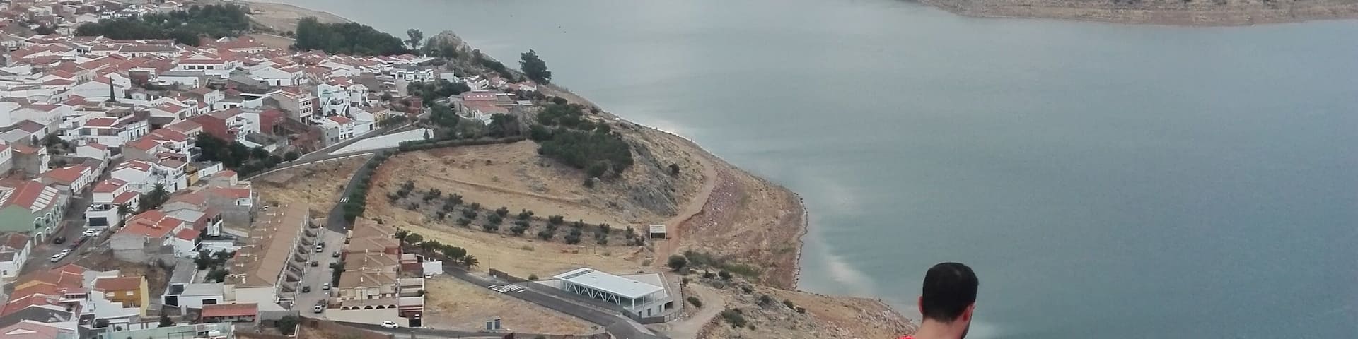 Alange is a municipality located in the province of Badajoz, Extremadura, Spain. As of 2017 the municipality has a population of 1,891 inhabitants.
It is home to Roman baths (still active) a medieval castle (but of Roman origins), located on a hill commanding the Matachelriver. It was held by the Order of Santiagofrom the 1240s, and was abandoned in 1550.