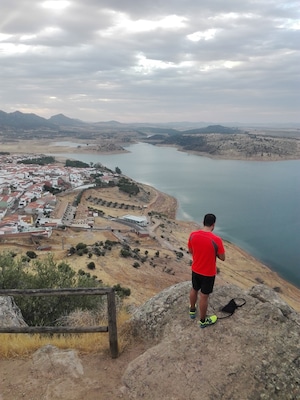 Alange is a municipality located in the province of Badajoz, Extremadura, Spain. As of 2017 the municipality has a population of 1,891 inhabitants.
It is home to Roman baths (still active) a medieval castle (but of Roman origins), located on a hill commanding the Matachelriver. It was held by the Order of Santiagofrom the 1240s, and was abandoned in 1550.