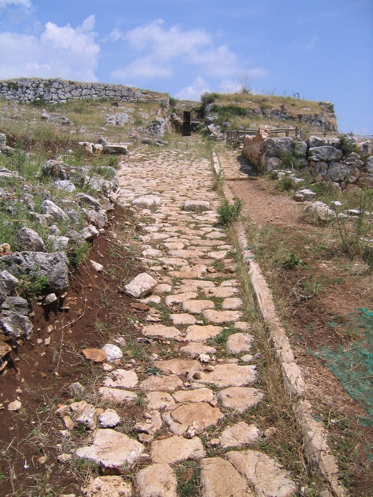 A Roman road in the Republican city of Norba.