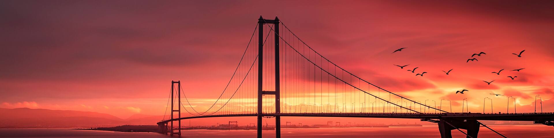 Osman Gazi Bridge (Izmit Bay Bridge). Izmit, Kocaeli, Turkey