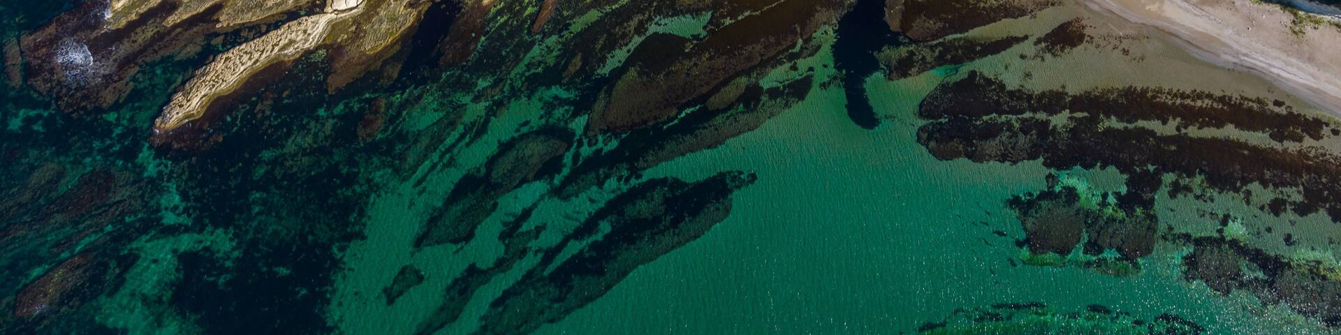 near the village of kefken, morphological rocks and the black sea, Kocaeli, Turkey