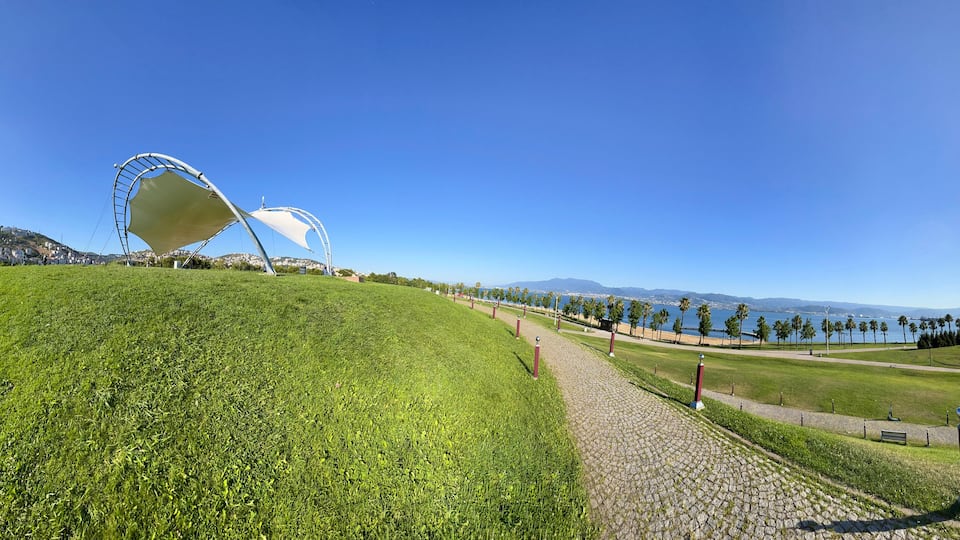 Seka Park in Izmit, Kocaeli. Beautiful natural park on seacoast. Seka Park is one of the most beautiful parks of Kocaeli, Turkey.