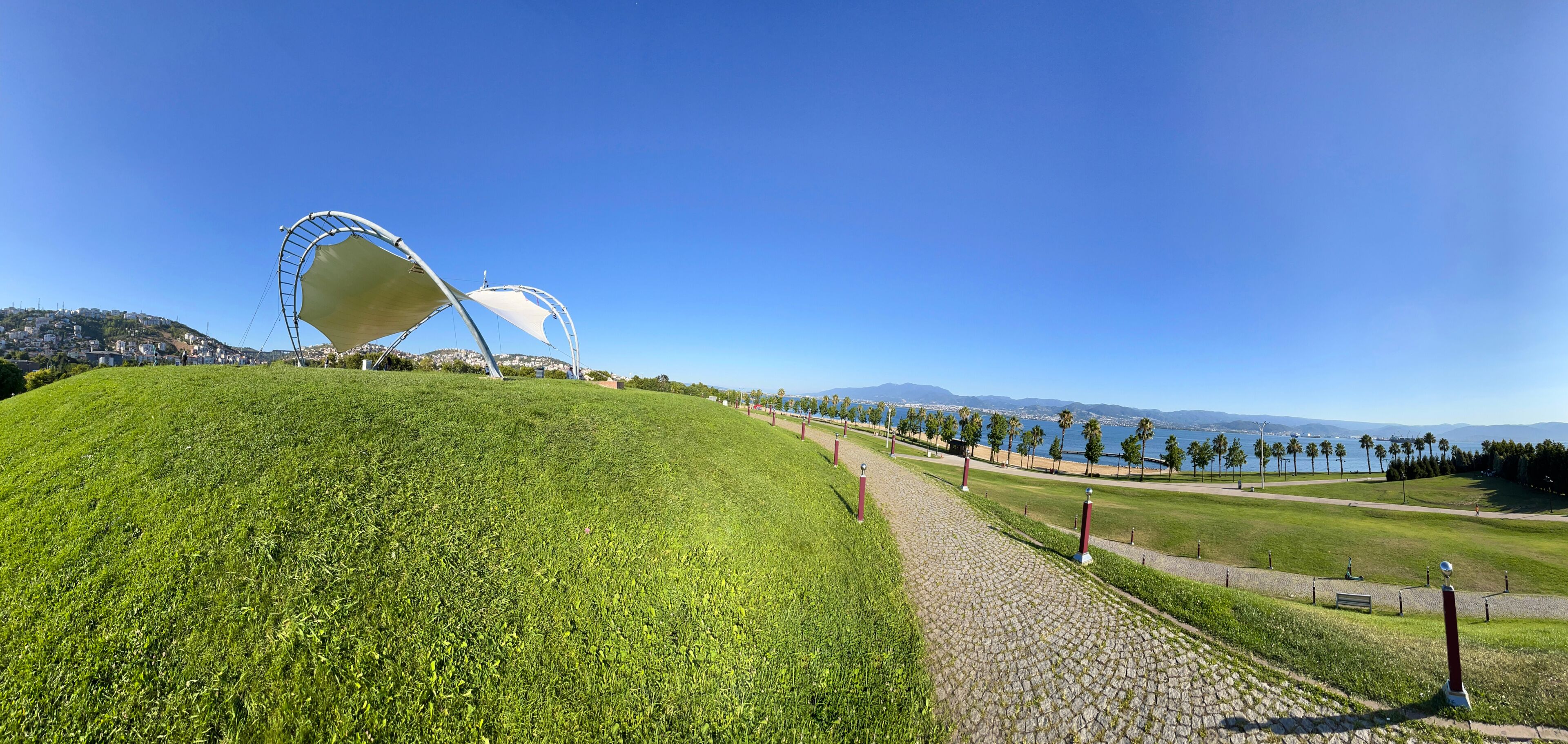 Seka Park in Izmit, Kocaeli. Beautiful natural park on seacoast. Seka Park is one of the most beautiful parks of Kocaeli, Turkey.