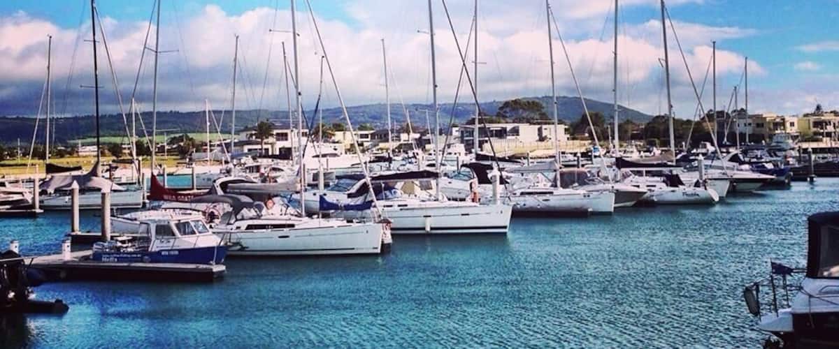 Stop into the great little cafe to enjoy the view with a latte.