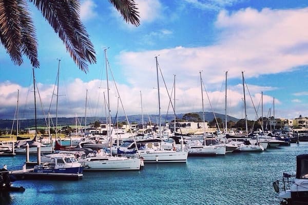 Stop into the great little cafe to enjoy the view with a latte.