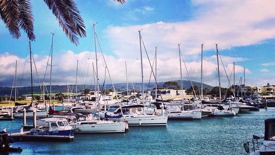 Stop into the great little cafe to enjoy the view with a latte.