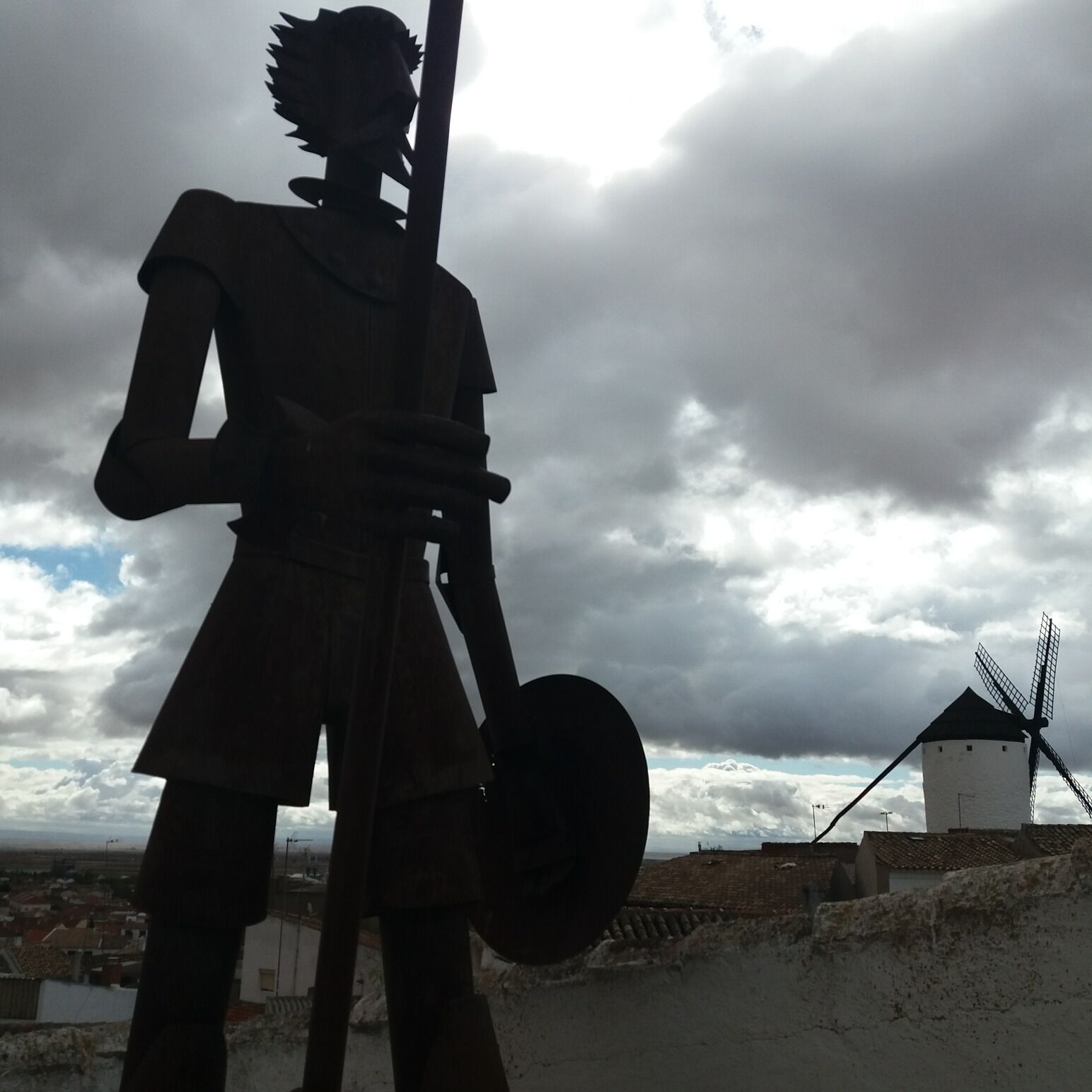 Don Quichot ready to fight...