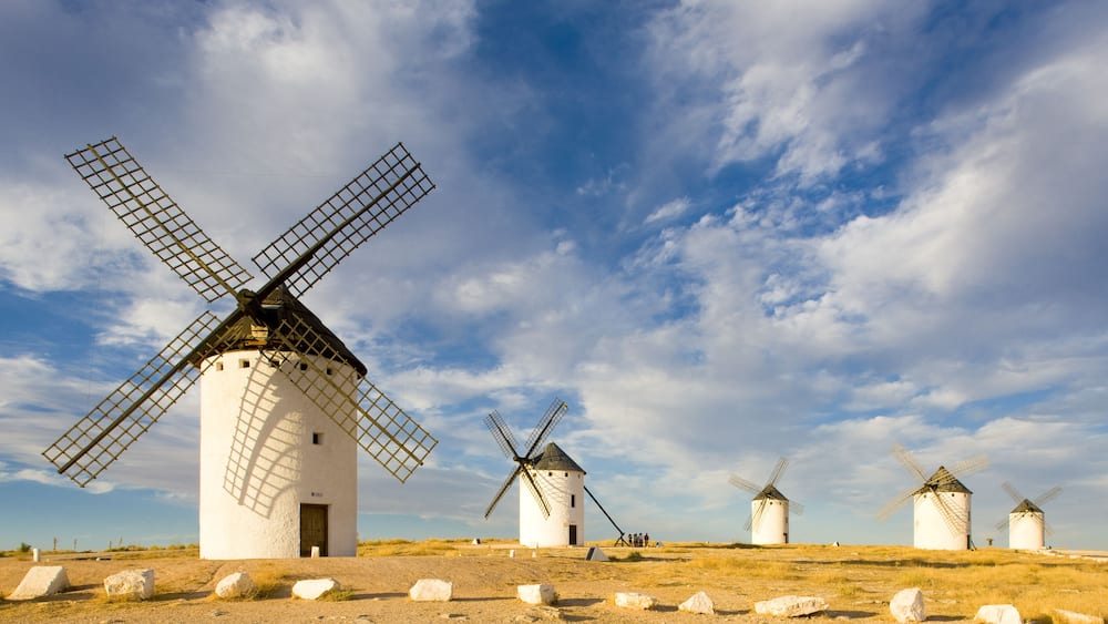 Windmills, Campo de Criptana, Castile-La Mancha, Spain