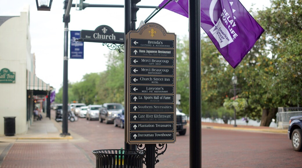 Natchitoches featuring signage