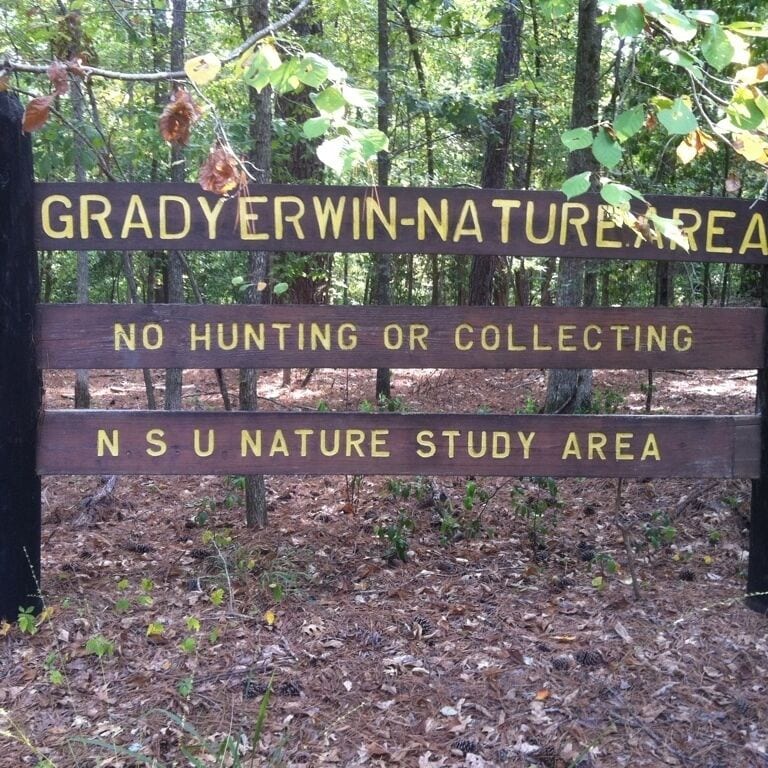 Great trail located on LA Hwy 6 between I-49 and NW State.  About 3.5 miles, on your right coming from I-49, very scenic.
