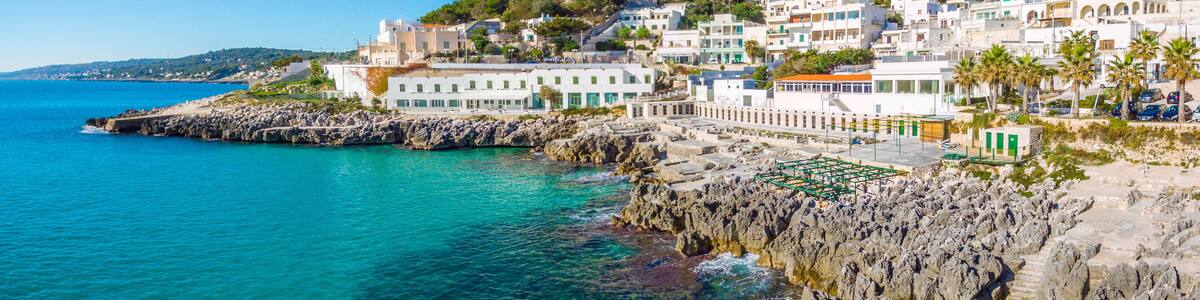 Scenic sight in Castro, in the Salento region of Puglia, Italy.