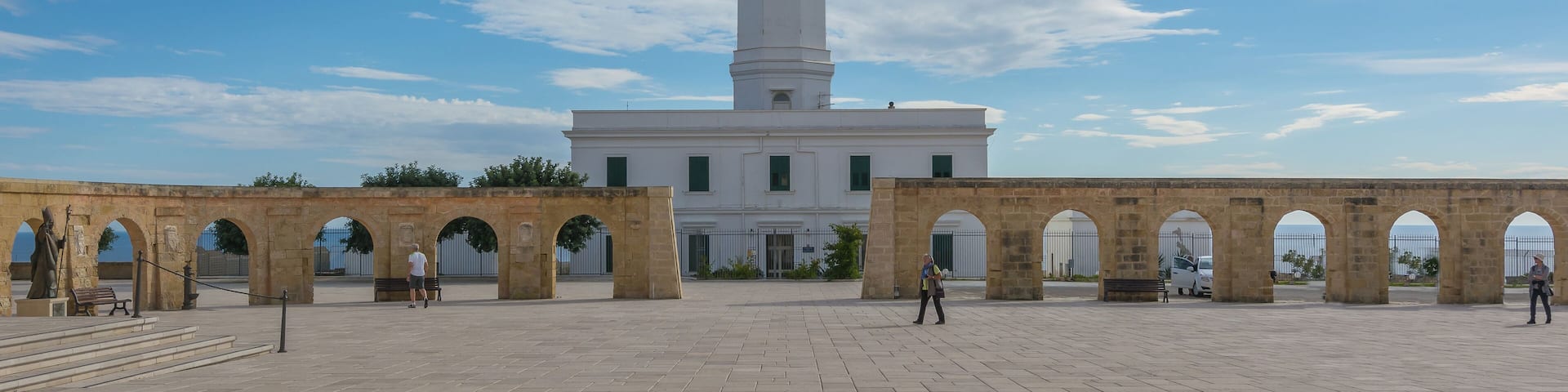 The lighthouse of Santa Maria di Leuca is located at the southern end of the Salento Peninsula in Southern Italy. It was activated in September 1866.