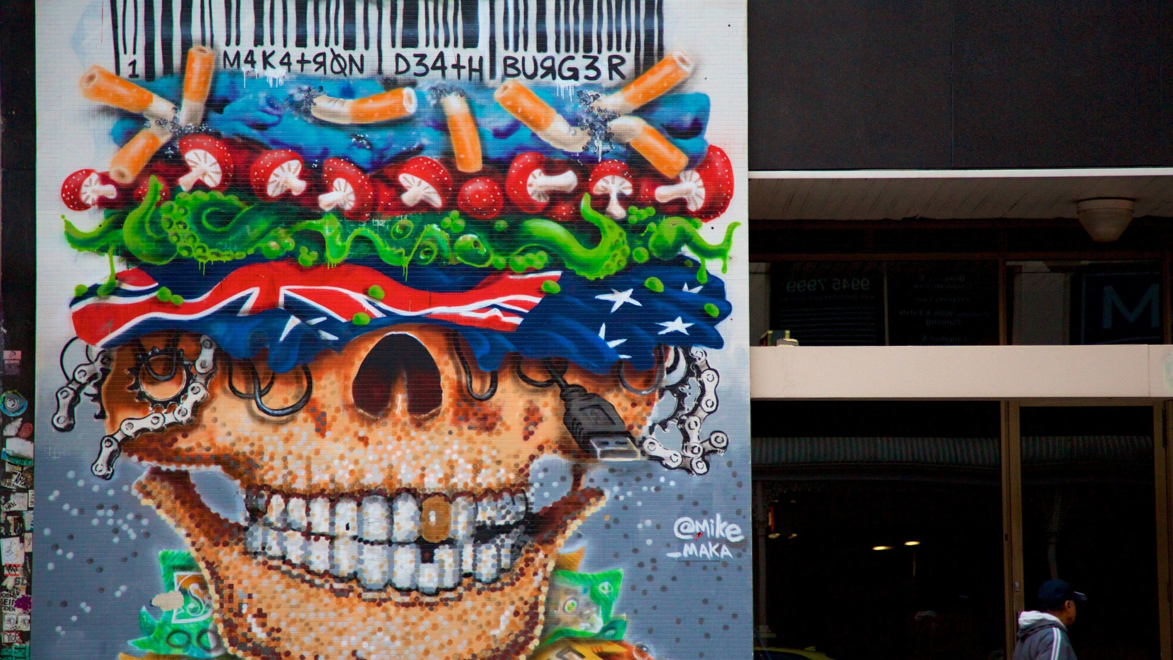 Melbourne featuring outdoor art