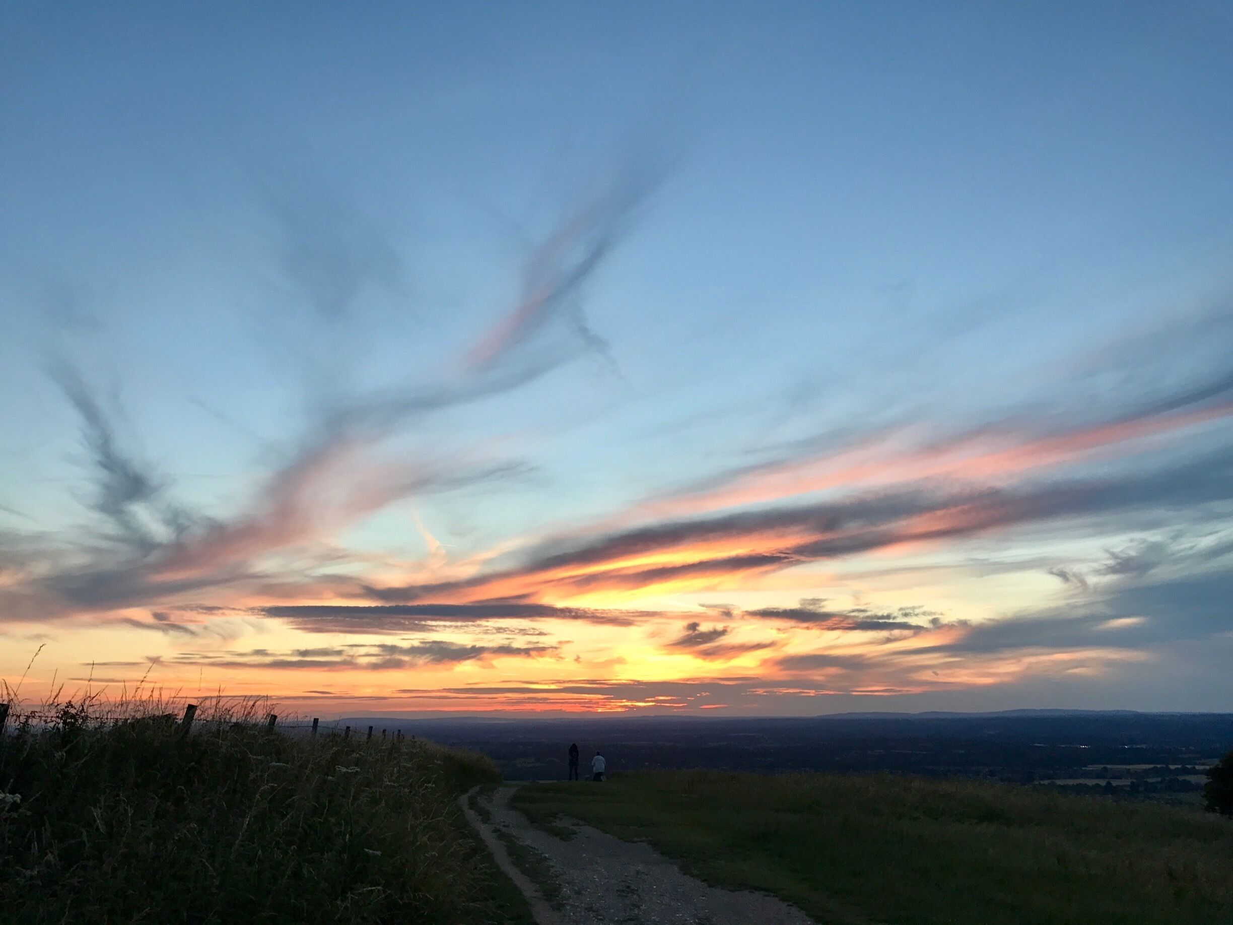 Fantastic vantage point to see the spectacular end of another lovely day!