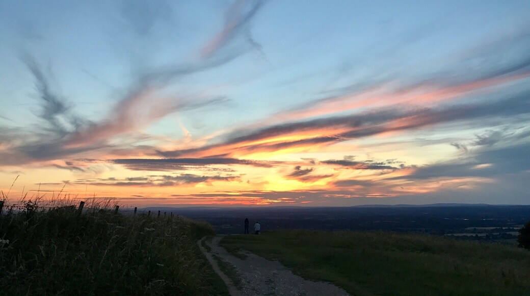 Fantastic vantage point to see the spectacular end of another lovely day!