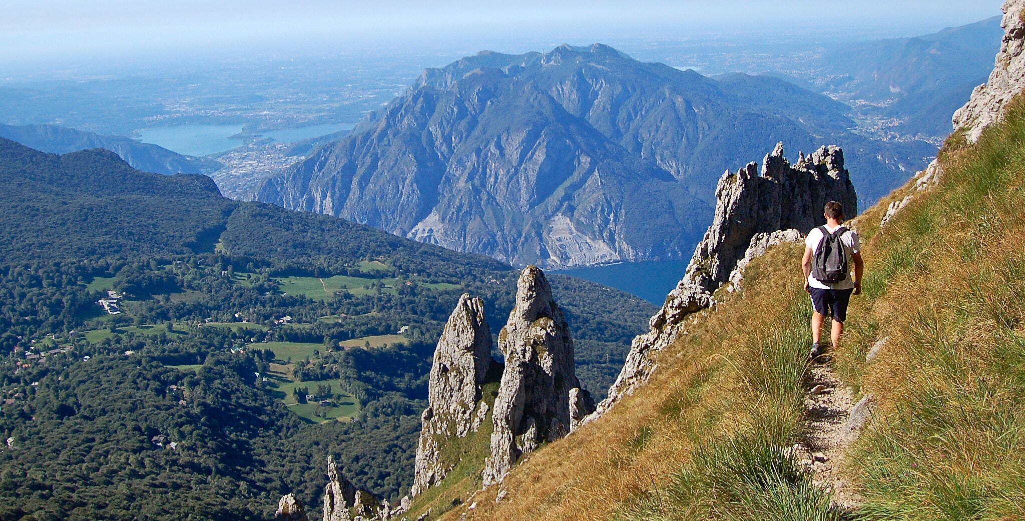500px provided description: On The Way [#landscape ,#lake ,#italy ,#view ,#mountain ,#trekking ,#grigna]