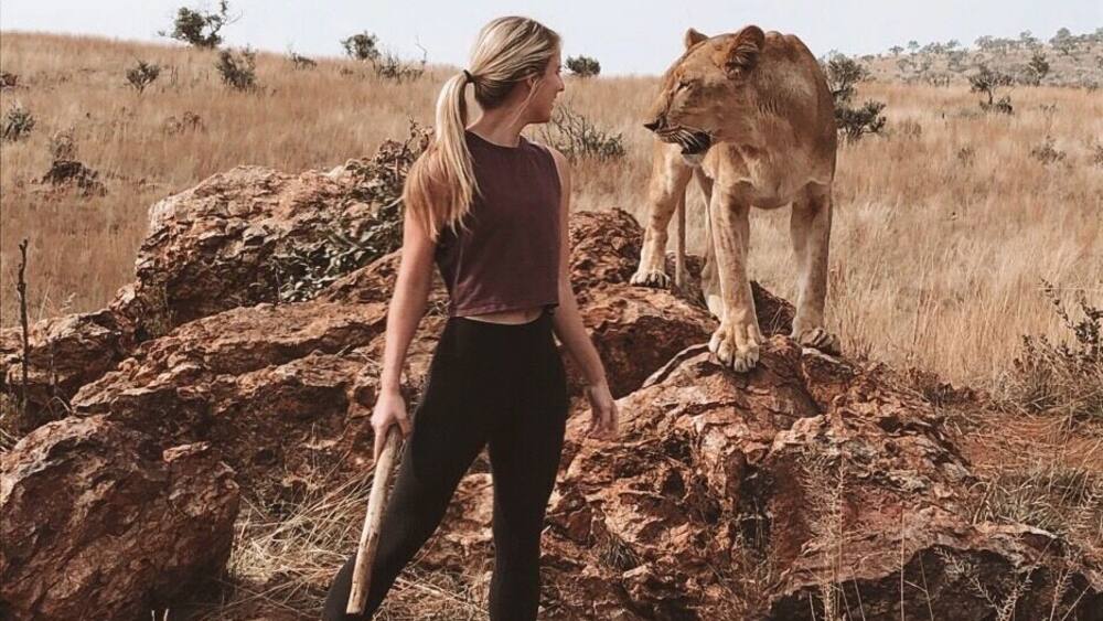 Staring #Adventure in the face, while volunteering with big cats in South Africa.