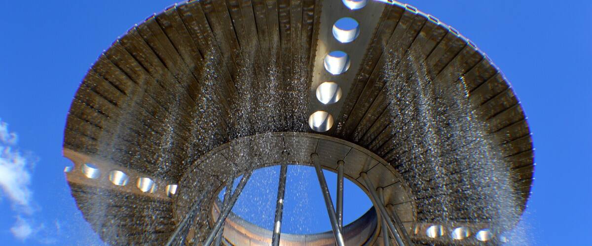 Such a cool piece of design work. Sydney 2000 Cauldron which Cathy Freeman lit to open the games.