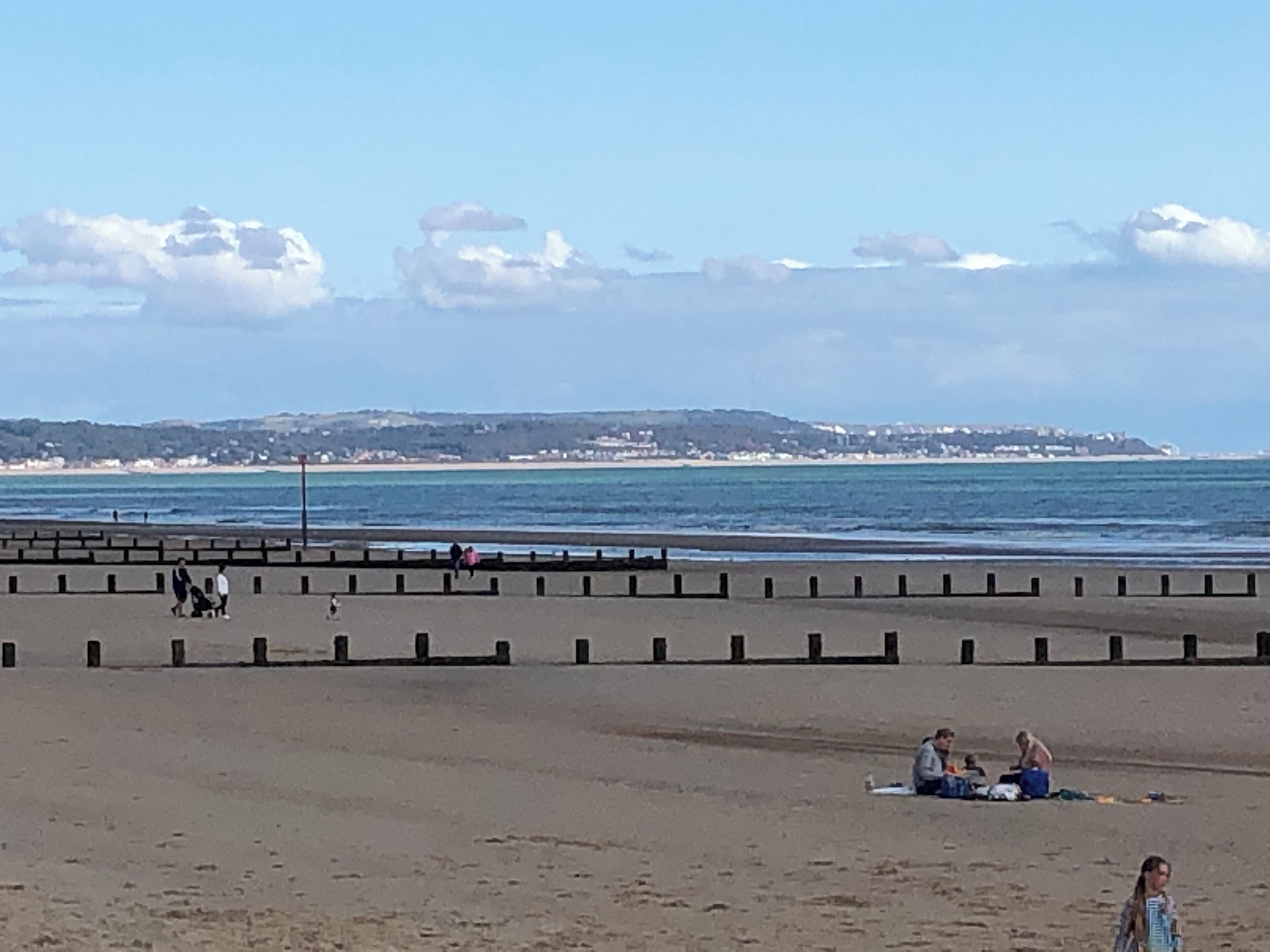 Beautiful sandy beach in Kent