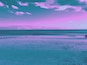 The beach through a lens filter.