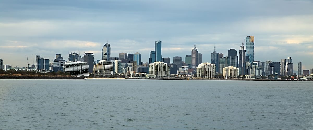 Melbourne city view