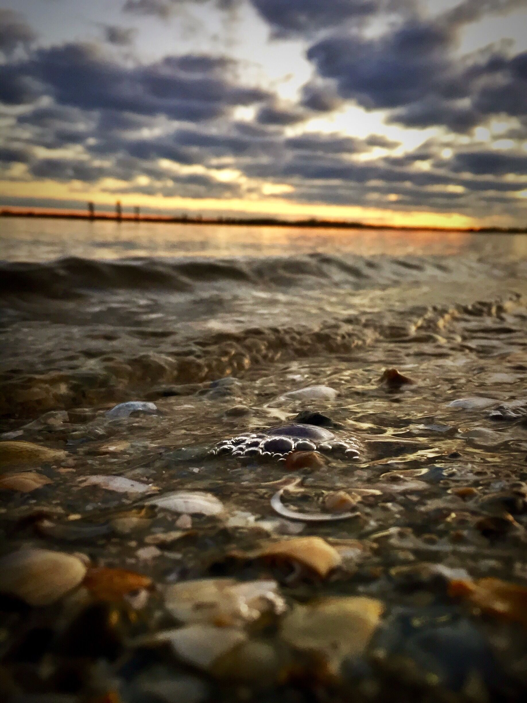 Wintery watery sunsets #sunset #water #outdoors