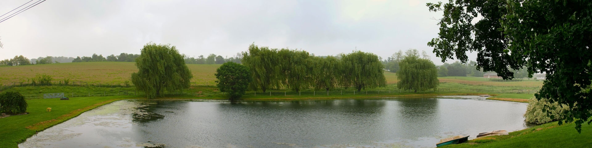 Small Pond in Rural Pennsylvania Farmland