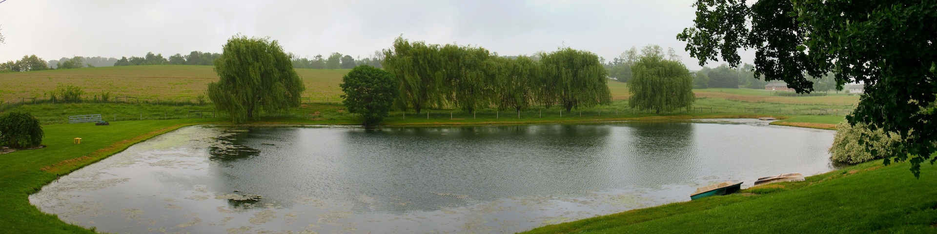 Small Pond in Rural Pennsylvania Farmland