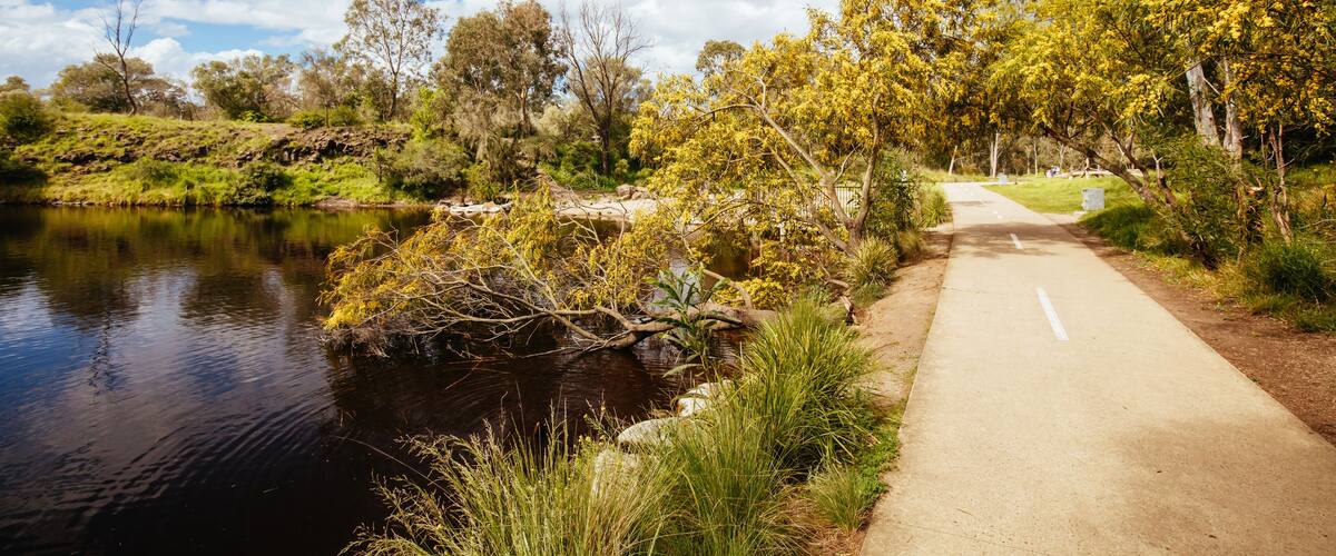 Darebin Parklands in Melbourne Australia