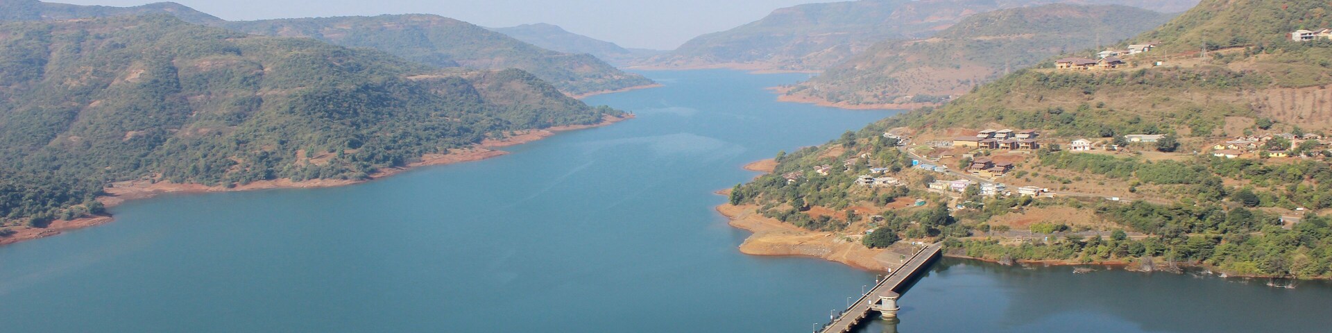 Lavasa City top view, Pune, Maharashtra, India