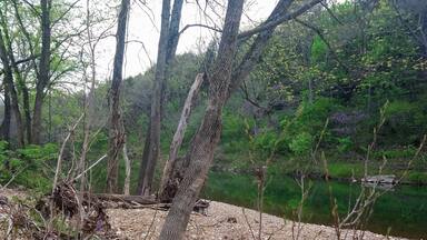 This is a photo from a neighbors farm. Basically it is a private river as no one goes there.