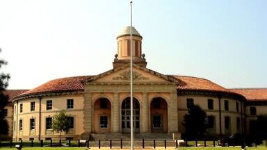 Fort Benning's first mission was to provide basic training for units participating in World War I. With the end of that war, Benning was closed until the Army could find another use. The first tenant unit was the Infantry School, which General George Marshall commanded beginning in 1934. The Infantry School is still located at Fort Benning, as are the wooden permanent buildings completed by the Civilian Conservation Corps in the 1930's.