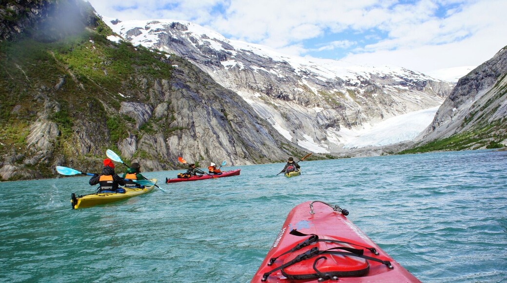First time to canoe and glacier hiking.
