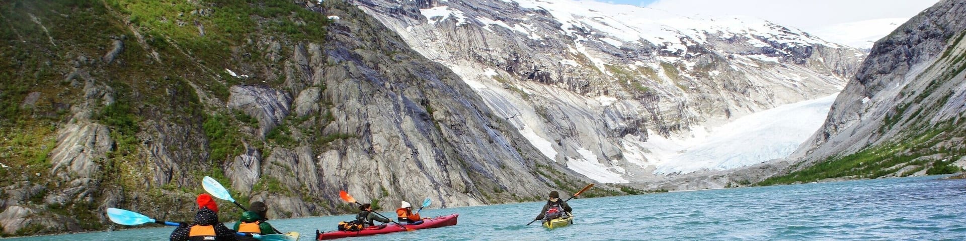 First time to canoe and glacier hiking.