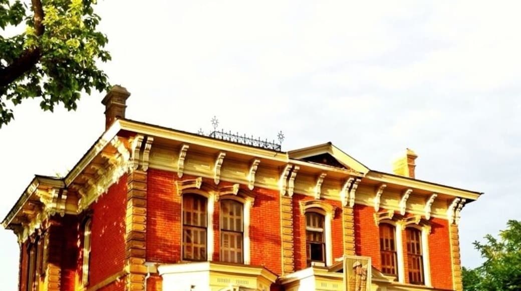 One of the oldest mansions in Walla Walla, this house was built around 1880 and now serves as a museum depicting daily Victorian life on the frontier.
From the website:
When built, the Kirkman’s home was one of the grandest residences in Walla Walla reflecting tastes of the day and wealth generated by the ranching business. Now the Victorian Italianate house remains the only example of its kind locally, though vestiges of early 20th century architecture can be found throughout Walla Walla.
In its heyday, the house was the setting for lavish entertaining, as well as for routine activities of daily American Victorian life. In addition to being home for the Kirkman’s, it also served as a boys’ dormitory for Whitman College from 1920-1924. During this time Walter Brattain, 1956 Nobel Prize winner for the co-invention of the transistor, studied in the home. The house was elected to the National Historic Register in December of 1974 and has been run as a non-profit organization since 1981.